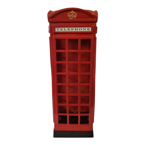 197 - A CAST IRON RED TELEPHONE BOX STICK STAND.
(20cm x 20cm x 58cm)


Condition: good overall