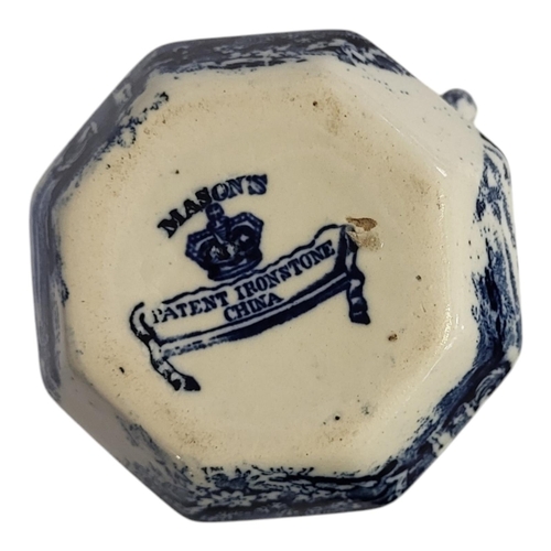 227 - A COLLECTION OF 18TH CENTURY AND LATER BLUE AND WHITE POTTERY AND PORCELAIN ITEMS 
To include two Ca... 