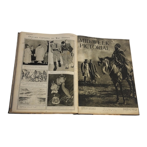 247 - THE NEW YORK TIMES, A SET OF WWI MID WEEK PICTORIAL WAR EXTRA MAGAZINES
In two hardback volumes, con... 