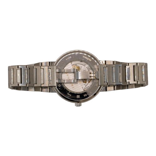 9 - BULGARI, A VINTAGE STAINLESS STEEL AUTOMATIC GENT’S WRISTWATCH
Silver tone dial with Arabic twelve a... 