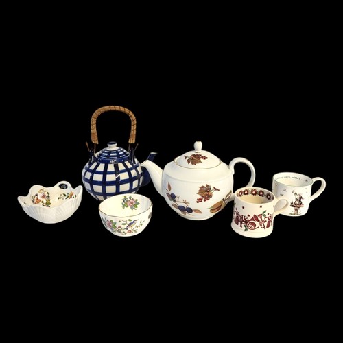 263 - EMMA BRIDGEWATER OF STOKE-ON-TRENT, CHRISTMAS CELEBRATION MUG
Two Aynsley bone china bowls, a Royal ... 