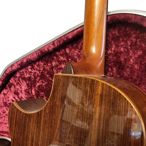 165 - FYLDE GUITARS, A VINTAGE ‘EGYPTIAN’ ELECTRIC ACOUSTIC GUITAR
Satinwood and rosewood case,gilt Fylde ... 