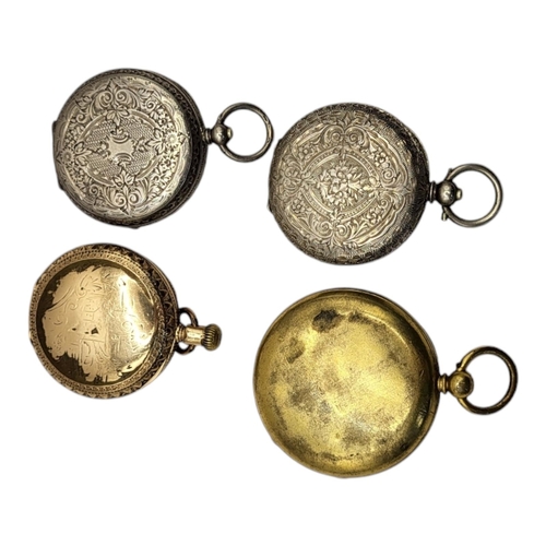 69 - A COLLECTION OF VICTORIAN AND LATER LADIES’ POCKET WATCHES
To include a yellow metal watch marked Pa... 