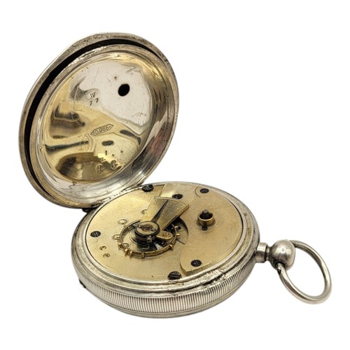 143 - A CONTINENTAL SILVER GENT’S POCKET WATCH
Having silver tone dial, marked .935 to case.
(approx 5cm)