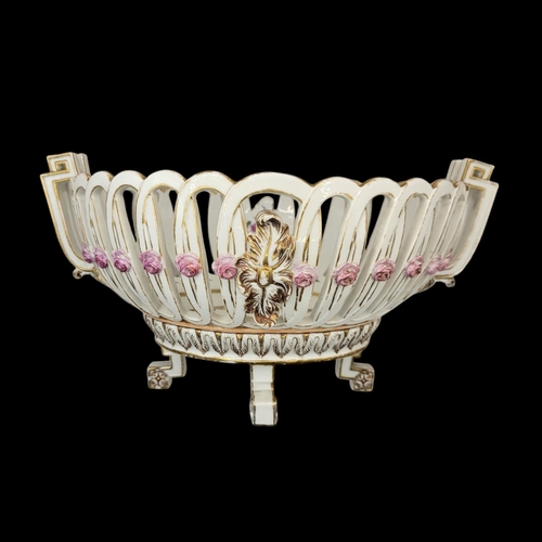 313 - MEISSEN, A RARE MARCOLINI PERIOD, 1774 - 1814, HARD PASTE PORCELAIN BASKET CENTREPIECE
Neoclassical ... 