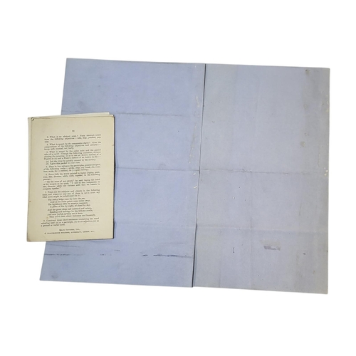 38 - TRINITY COLLEGE CAMBRIDGE, TWO VICTORIAN EXAM TEST PAPERS, DATED 1890
Trinity Term Common Law and Eq... 