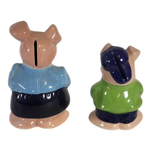 145 - WADE OF ENGLAND, A COMPLETE SET OF SIX NOVELTY CHILDREN'S NATWEST PIGGY BANKS, 1983 - 1988
All with ... 