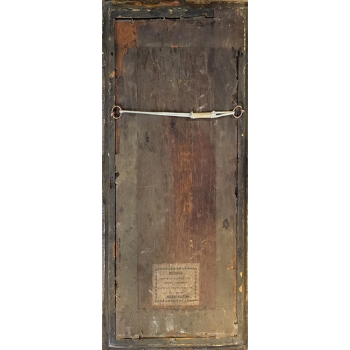 147 - A PAIR OF 20TH CENTURY MAJOLICA FIGURAL TILES
Titled ‘News Vendors’ and ‘Street Musicians’, together... 