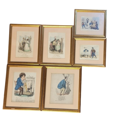 15 - A SET OF SIX 19TH CENTURY HAND COLOURED ENGRAVINGS OF LONDON
To include High St. Hounslow, Heston an... 