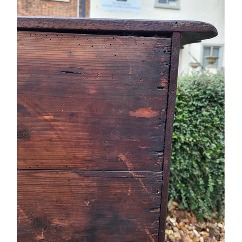 302 - A 19TH CENTURY DUTCH WALNUT AND FLORAL MARQUETRY INLAID BOMBE CHEST
The cartouche top above three lo... 