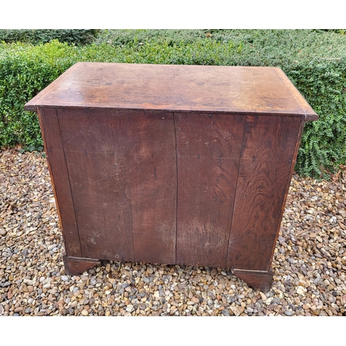 305 - AN 18TH CENTURY BURR WALNUT KNEEHOLE DESK
With an arrangement of seven drawers and central cupboard,... 