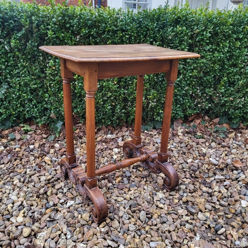 332 - AN EDWARDIAN MAHOGANY FOLDING THREE TIER CAKE STAND
Along with a Victorian mahogany occasional table... 