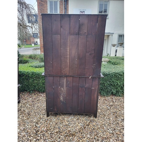 333 - A 17TH CENTURY STYLE OAK DRESSER
With open shelves above two drawers and cupboards.
(w 106cm x d 39c... 