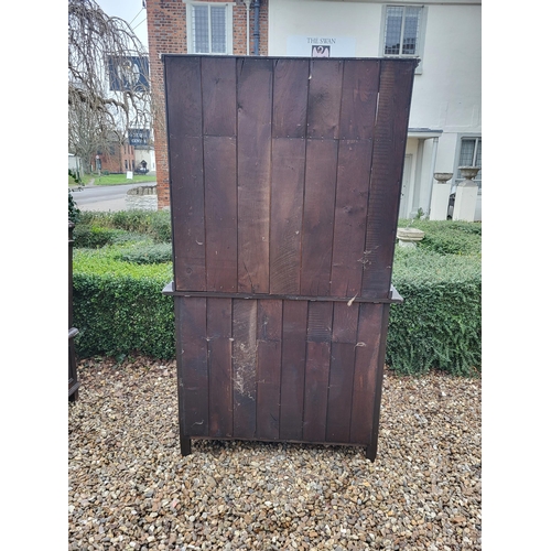 333 - A 17TH CENTURY STYLE OAK DRESSER
With open shelves above two drawers and cupboards.
(w 106cm x d 39c... 