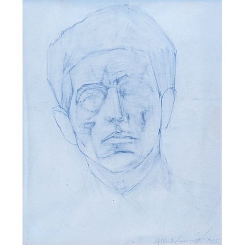 25 - ALBERTO GIACOMETTI, SWISS, 1901 - 1966, PRINT
Portrait bust of a gentleman.
(28cm x 21.5cm/11 x 8 7/... 