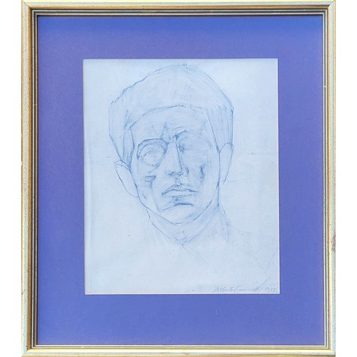 25 - ALBERTO GIACOMETTI, SWISS, 1901 - 1966, PRINT
Portrait bust of a gentleman.
(28cm x 21.5cm/11 x 8 7/... 