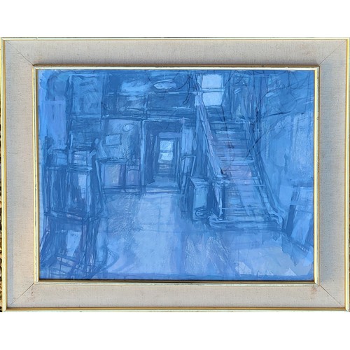 29 - ALFRED COHEN, AMERICAN, 1920 - 2001, OIL
Studio interior, signed. 
(49cm x 60cm (19¼