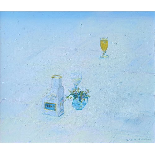 35 - CHARLOTTE ARDIZONNE, BRITISH, B. 1946, OIL ON CANVAS
Still life, signed 'LR'.
(62cm x 75cm/24⅜