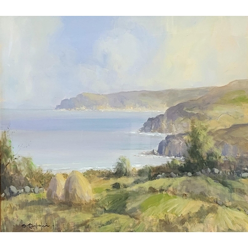 47 - GEORGE K. GILLESPIE, N. IRELAND, 1924 - 1996, A LARGE 20TH CENTURY OIL ON CANVAS
‘Cushendun, Co. Ant... 