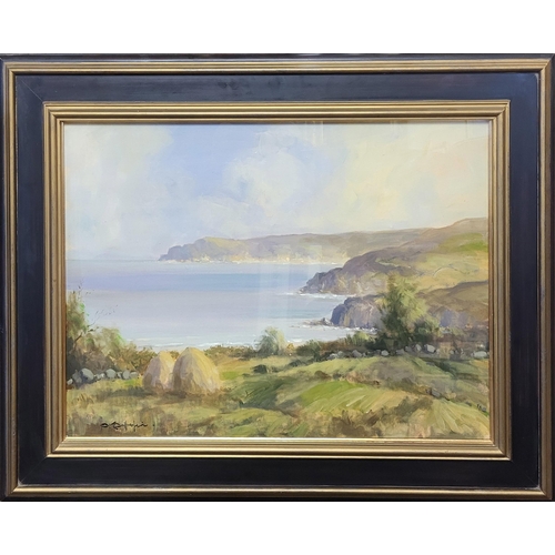 47 - GEORGE K. GILLESPIE, N. IRELAND, 1924 - 1996, A LARGE 20TH CENTURY OIL ON CANVAS
‘Cushendun, Co. Ant... 