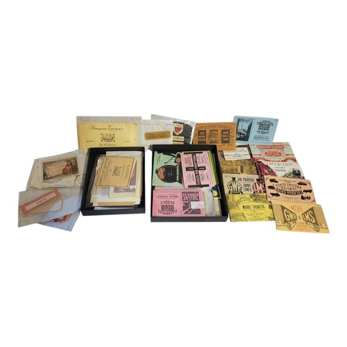 122 - A COLLECTION OF VINTAGE TOBACCO EPHEMERA
To include empty cigarette packets ‘Craven A ‘and ‘ABC Ciga... 