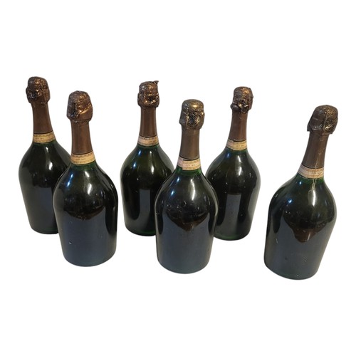 217 - LAURENT PERRIER, SIX VINTAGE BOTTLES OF ROSE CHAMPAGNE 75CL BOTTLES.
Not dated
(approx 29cm)

Condit... 