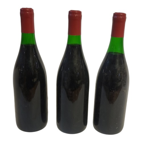 222 - POMMARD MAISONETTE THORIN, A COLLECTION Of THREE BOTTLES OF VINTAGE RED WINE
Bearing a label Percy F... 