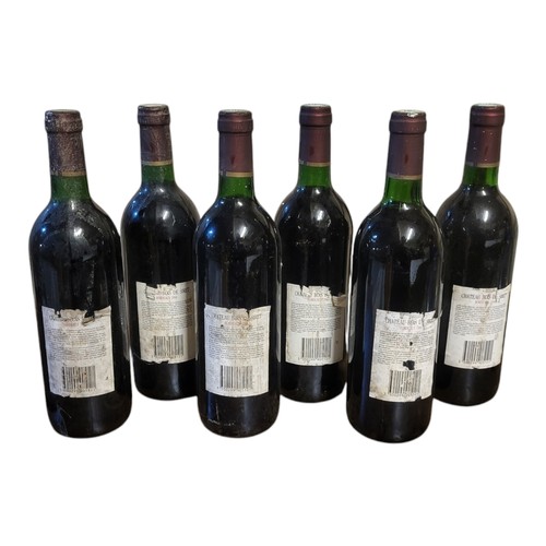 223 - CHÂTEAU BOIS DE SIRET, A COLLECTION OF SIX BOTTLES OF VINTAGE RED WINE, DATED 1988 BORDEAUX. 
(appro... 