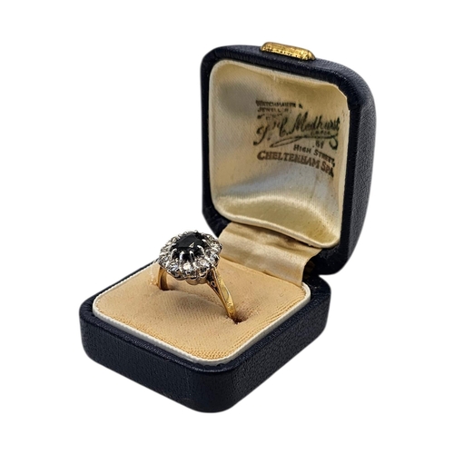 26 - A VINTAGE 18CT GOLD AND DIAMOND SOLITAIRE RING
Having a single round cut diamond in an Art Deco desi... 