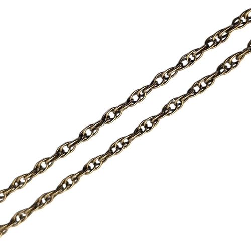 51 - A VINTAGE 9CT GOLD NECKLACE.
(approx 12.5g, pprox 63cm)

Condition: good overall, no damage or repai... 