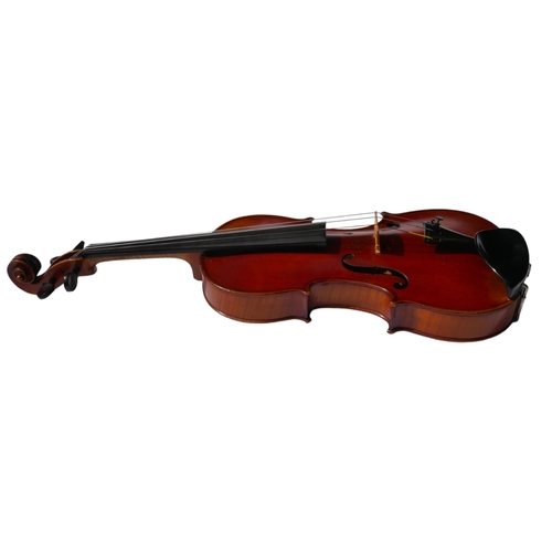 103 - A 19TH CENTURY FRENCH VIOLIN
Bearing internal label, Médailles d’Or et d’argent aux Espositions de 1... 
