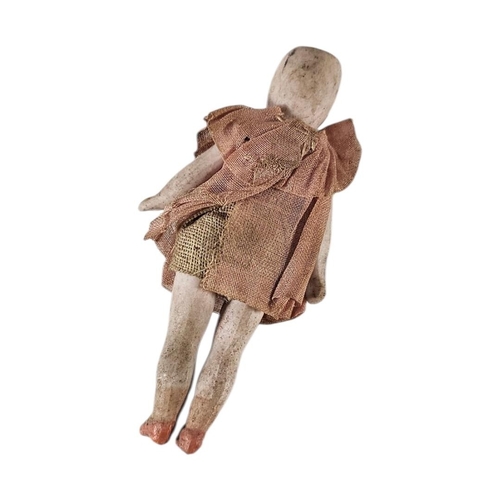 115 - AN EARLY 20TH CENTURY ‘CLOCKWORK’ MONKEY TOY
Key wind mechanism, together with a miniature jointed s... 