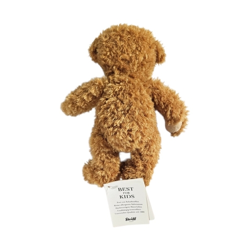 123 - STEIFF, ‘HAPPY’, A PLUSH MOHAIR TEDDYBEAR
Yellow tag to ear, retaining original labels.
(approx 19cm... 