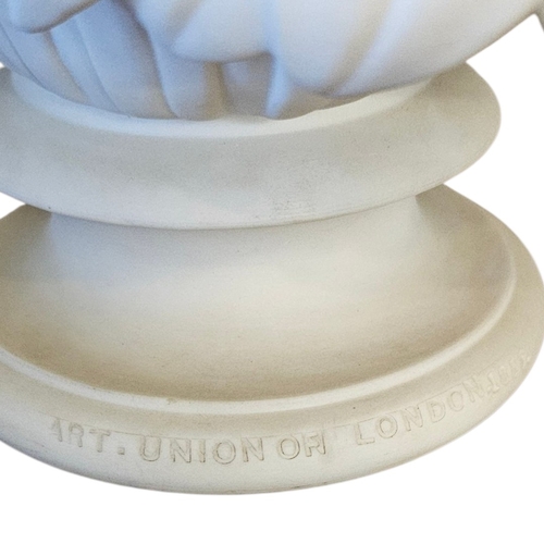 238 - A VICTORIAN PARIAN WARE BUST OF ‘CLYTIE’ 
W.T. Copeland after a model by C. Delpech, impressed mark ... 