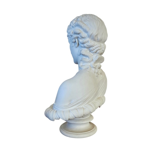 238 - A VICTORIAN PARIAN WARE BUST OF ‘CLYTIE’ 
W.T. Copeland after a model by C. Delpech, impressed mark ... 