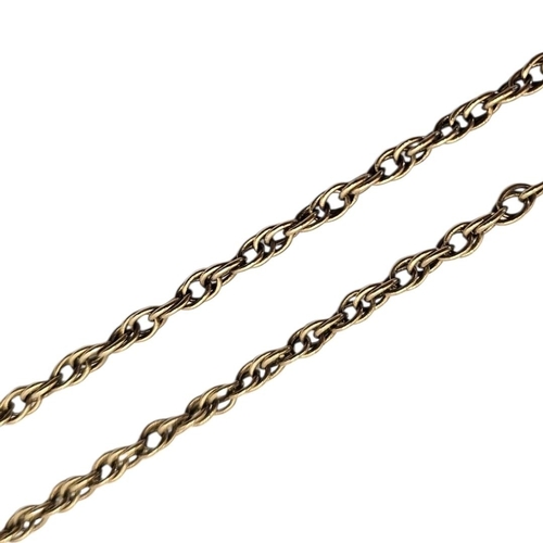 50 - A VINTAGE 9CT GOLD NECKLACE.
(approx 13.5g, approx 63cm)

Condition: good overall, no damage or repa... 