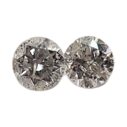 75 - A NEAR PAIR OF 3/4CT ROUND BRILLIANT CUT LOOSE DIAMONDS.


Condition: good overall, no damage or rep... 