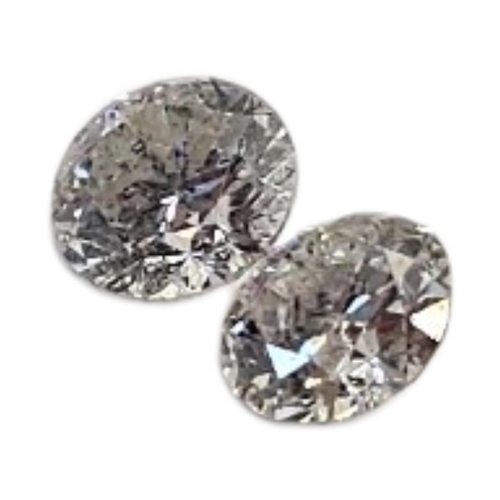 75 - A NEAR PAIR OF 3/4CT ROUND BRILLIANT CUT LOOSE DIAMONDS.


Condition: good overall, no damage or rep... 