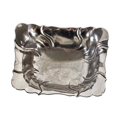 2 - AN EARLY 20TH CENTURY DANISH SILVER BASKET
Having a scrolled design, hallmarked with the three Turre... 