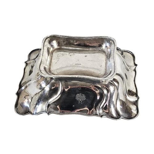 2 - AN EARLY 20TH CENTURY DANISH SILVER BASKET
Having a scrolled design, hallmarked with the three Turre... 