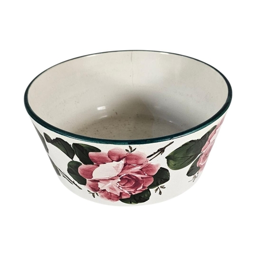 50 - WEMYSS WARE, A LARGE EARLY 20TH CENTURY ‘CABBAGE ROSE’ POTTERY BOWL
Hand painted decoration, impress... 