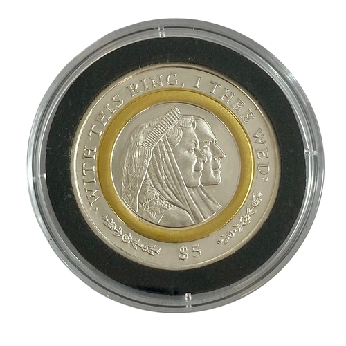 29 - Bi-Metal British Virgin Islands Coin in Pobjoy Mint Case with COA. About as Struck. Coin weight 9.10... 