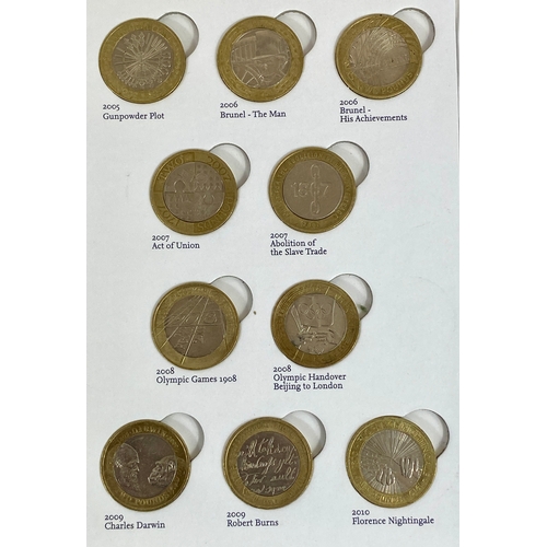 302 - The Great British Coin Hunt UK £2 coin Collection in Royal Mint Album, including the 2002
Manchester... 
