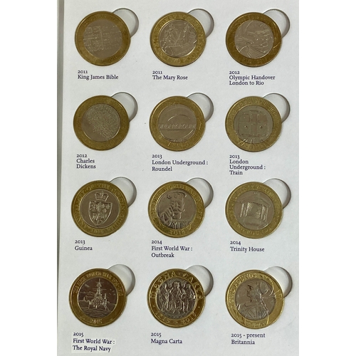 302 - The Great British Coin Hunt UK £2 coin Collection in Royal Mint Album, including the 2002
Manchester... 