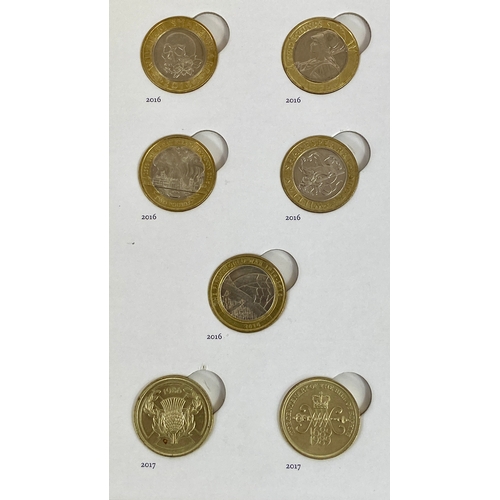 302 - The Great British Coin Hunt UK £2 coin Collection in Royal Mint Album, including the 2002
Manchester... 