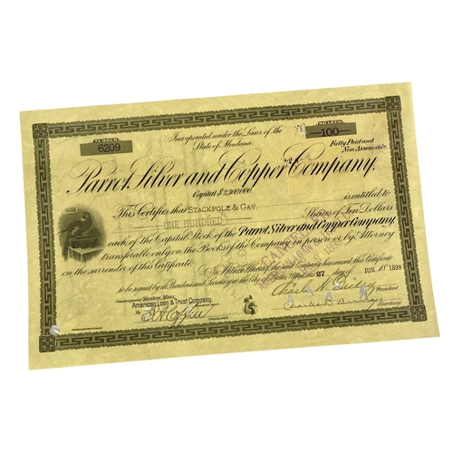 The Authentic Stocks and Bonds of Great American Corporations as issued ...