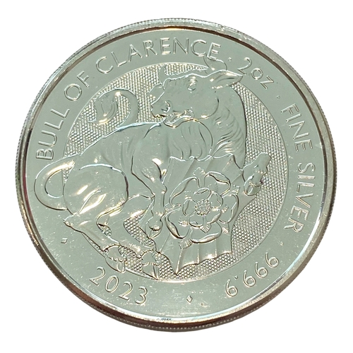 12 - Charles III 
'Black Bull of Clarence'
2 Ounce fine Silver Beast.


Viewing is available by appointme... 