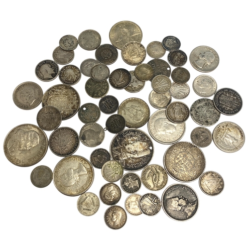 62 - Mixed Foreign Silver coins various countries and Grades.
Weight 210.17 grams


Viewing is available ... 