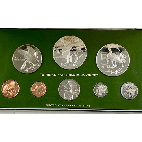74 - Trinidad and Tobago Proof set 1975
$10 and $5 in silver, cased with COA.
Practically as struck.


Vi... 