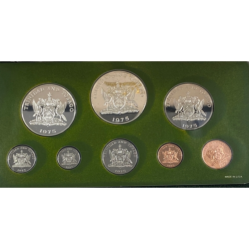 74 - Trinidad and Tobago Proof set 1975
$10 and $5 in silver, cased with COA.
Practically as struck.


Vi... 